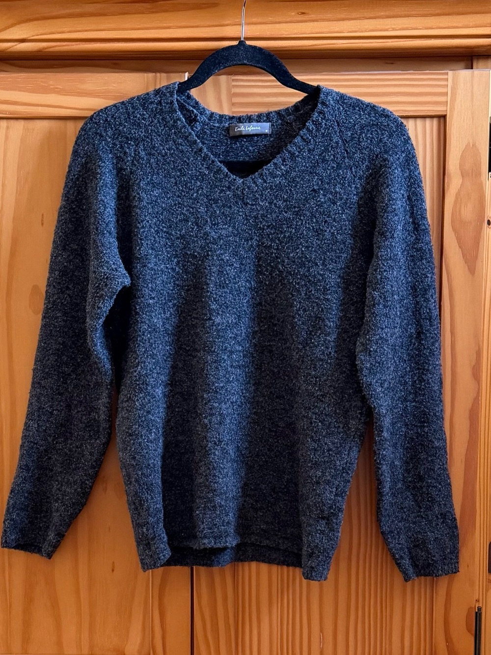 Emile Lafaurie Wool Blend V-neck Sweater - Medium